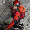 Rock climbing in the Dolomites
